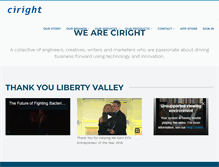 Tablet Screenshot of ciright.com